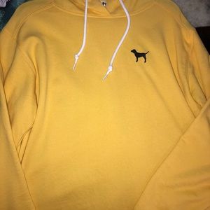 Ladies Yellow PINK brand hoodie size M